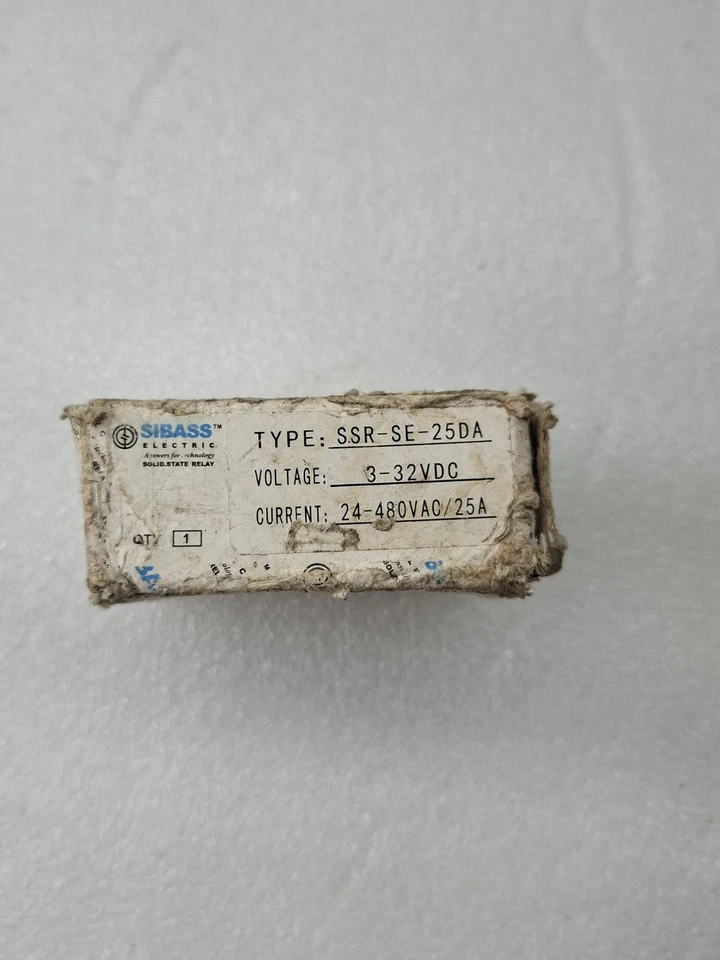 SIBASS ELECTRIC SSR-SE-25 DA SOLID STATE RELAY INPUT 3-32VDC